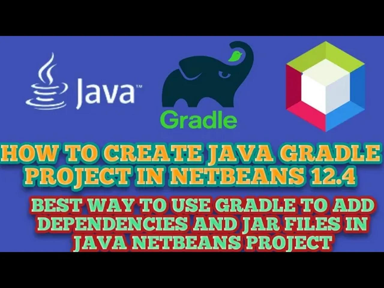 How to use Gradle in java netbeans | Create Gradle project in netbeans 12.4