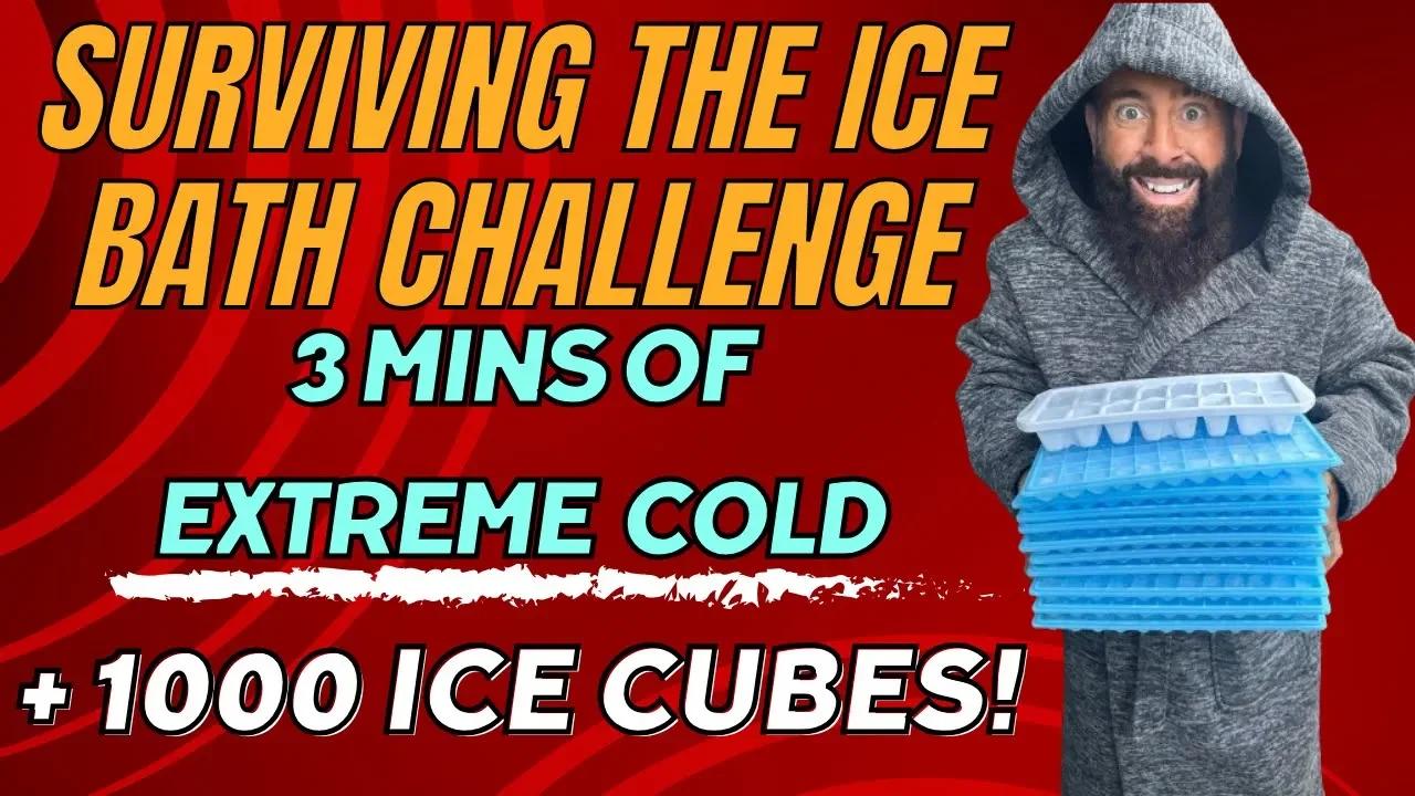 Surviving The Ice Bath Challenge 3 Minutes Of Extreme Cold 1000 Ice