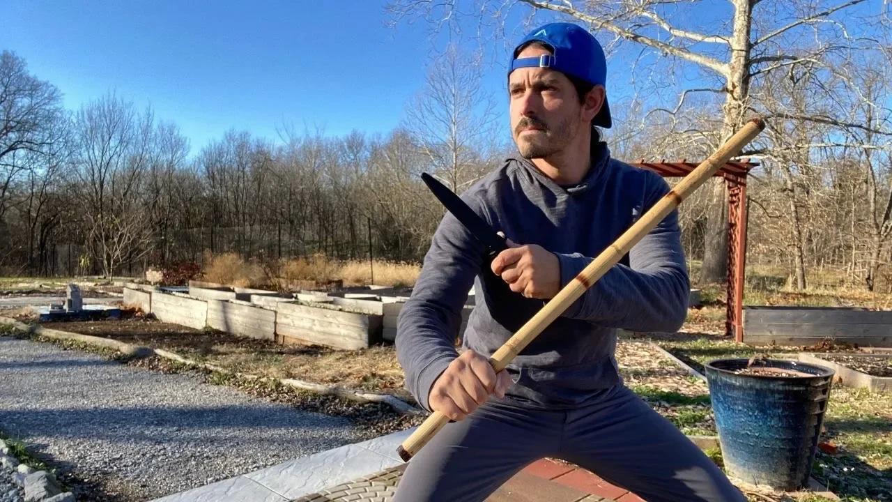 ESCRIMA For BEGINNERS Espada Y Daga Basic Drills Awesome!