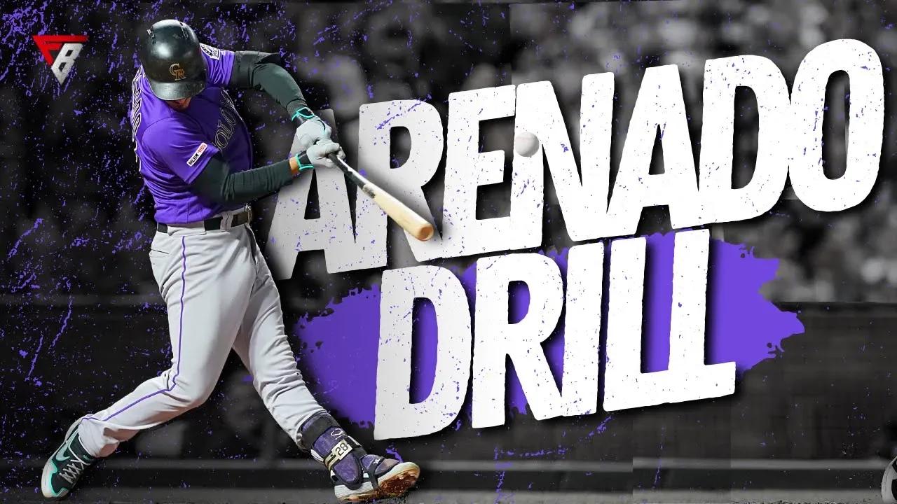 Nolan Arenado Hitting Drill | Baseball Hitting Drills & Mental Skills | Baseball Performance