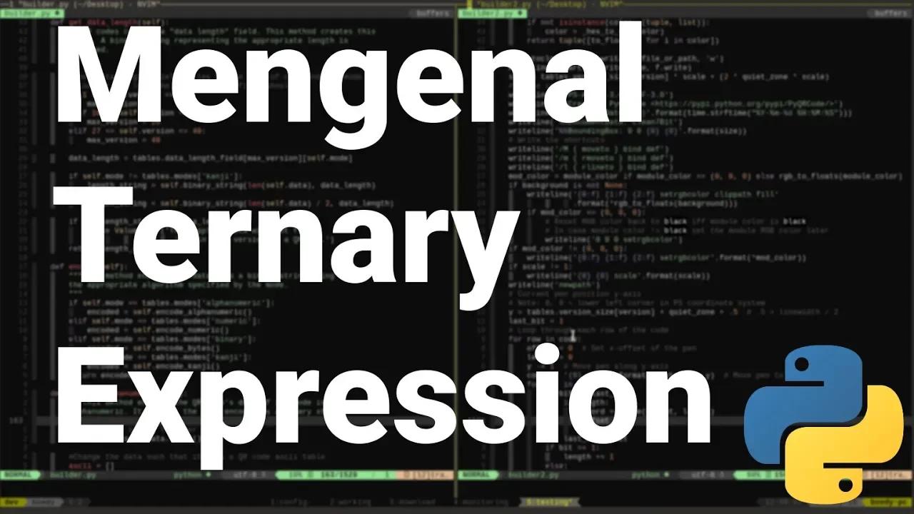 [Pythonic 20] Mengenal Ekspresi Ternary (Ternary Expression) pada ...