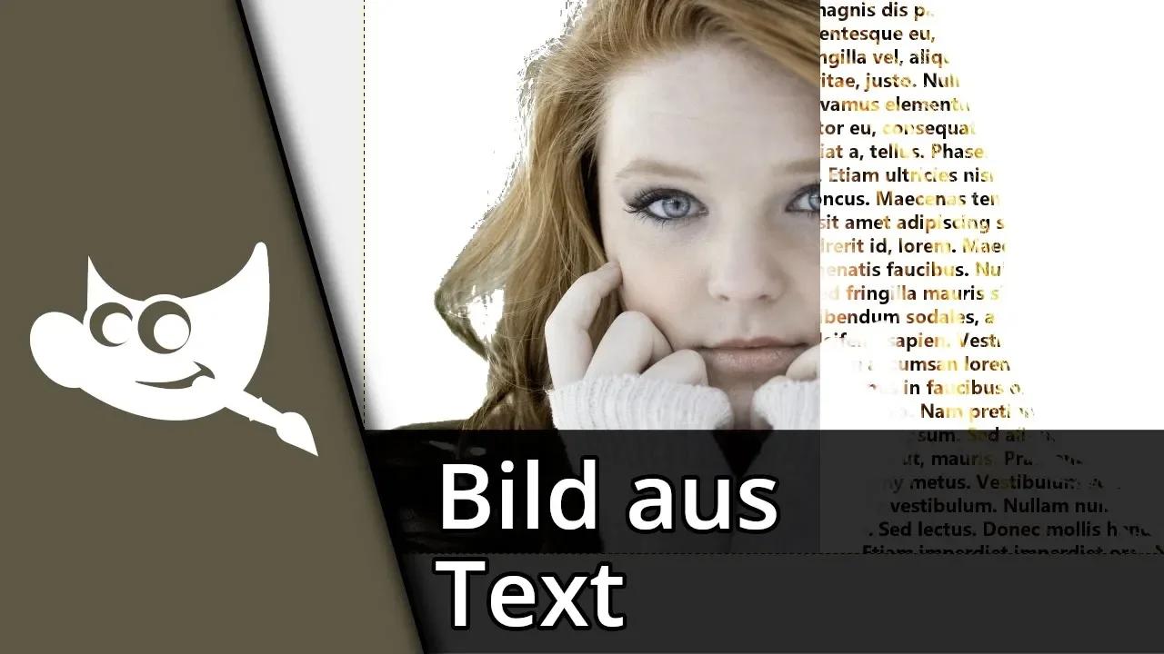 Gimp Bild aus Text erstellen | Gimp Textbild Tutorial