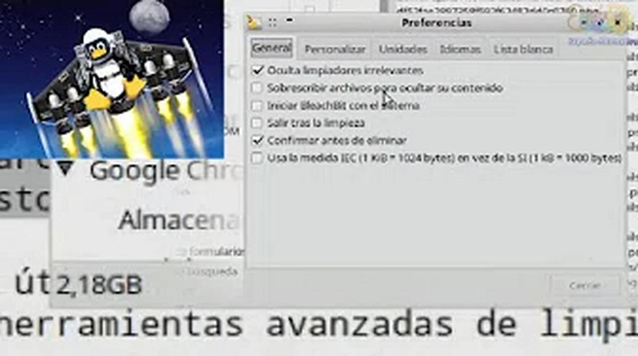 Como hacer limpieza en Linux / GNU con BleachBit