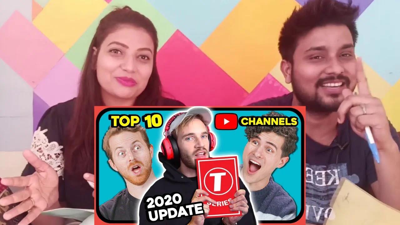 Top 10 Most Subscribed YouTube Channels By YouTubers - INDIAN REACTION ...