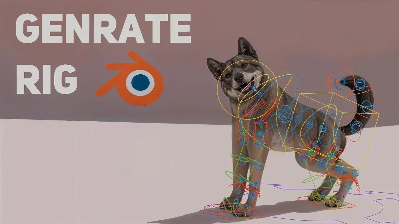 How to Genrate Rig in Blender 4.1 (in Hindi)