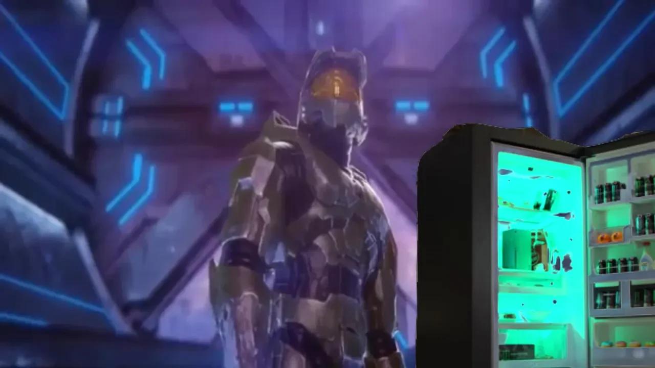 Xbox Series X Fridge Meme ft. Master Cheif