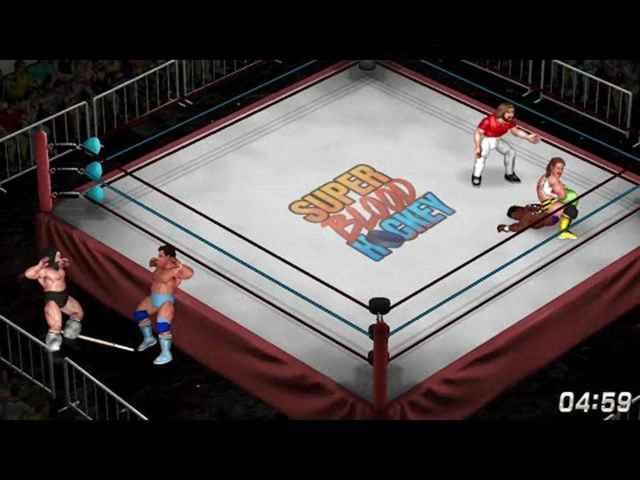 Bruiser Brody Vs Koko B Ware Vs Don Muraco Vs B Brian Blair Fire