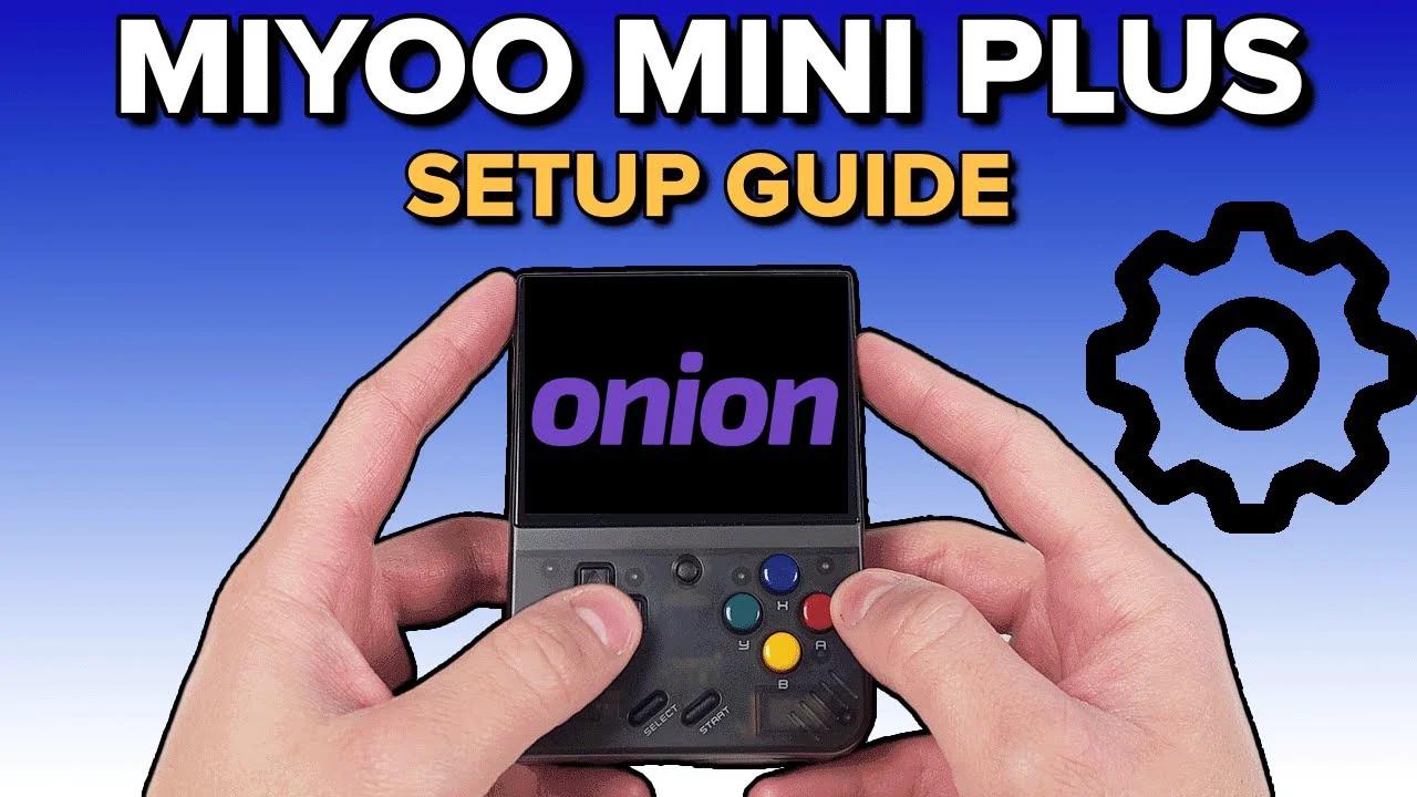 MIYOO MINI PLUS Ultimate Setup Guide - OnionOS, Roms, Box Art and Tweaks