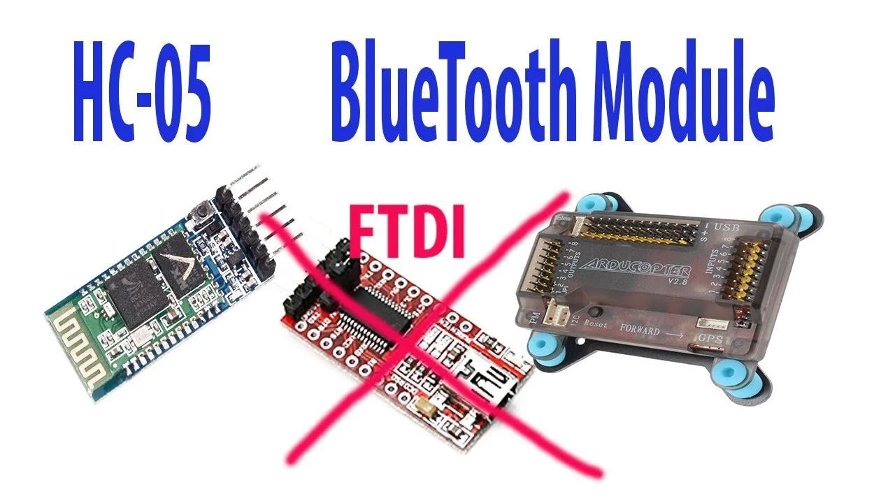 Program Hc-05 BlueTooth module with Apm and step by step install video