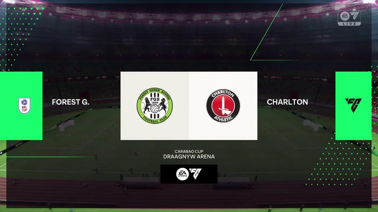 Carabao Cup Round 3 vs Charlton Athletic (H) Season 24-25