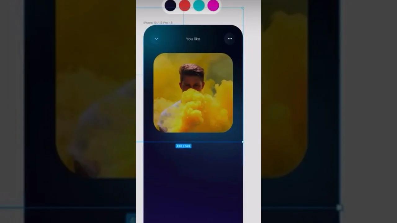 Figma Mobile UI Design #tutorial #uidesign #uiux #figmatutorial #shorts