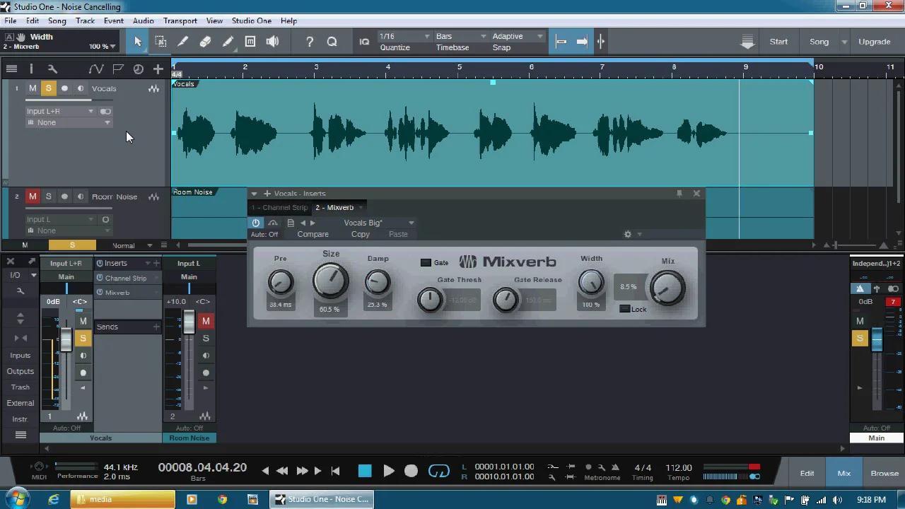 How To: Apply Stereo Reverb on Mono Tracks with Studio One