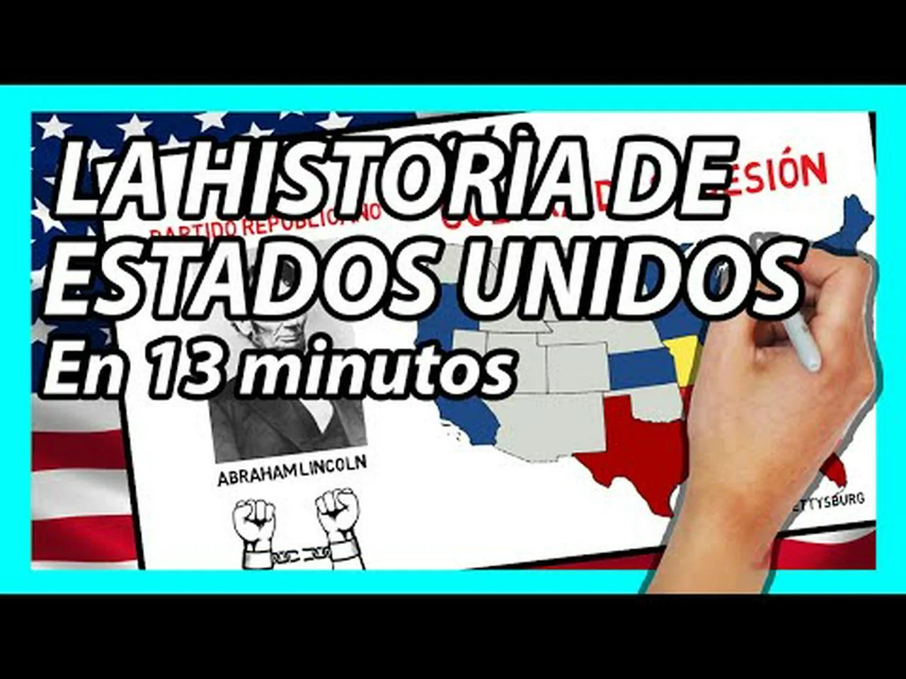 🌎La HISTORIA DE ESTADOS UNIDOS en 13 minutos🌎 | Resumen rápido
