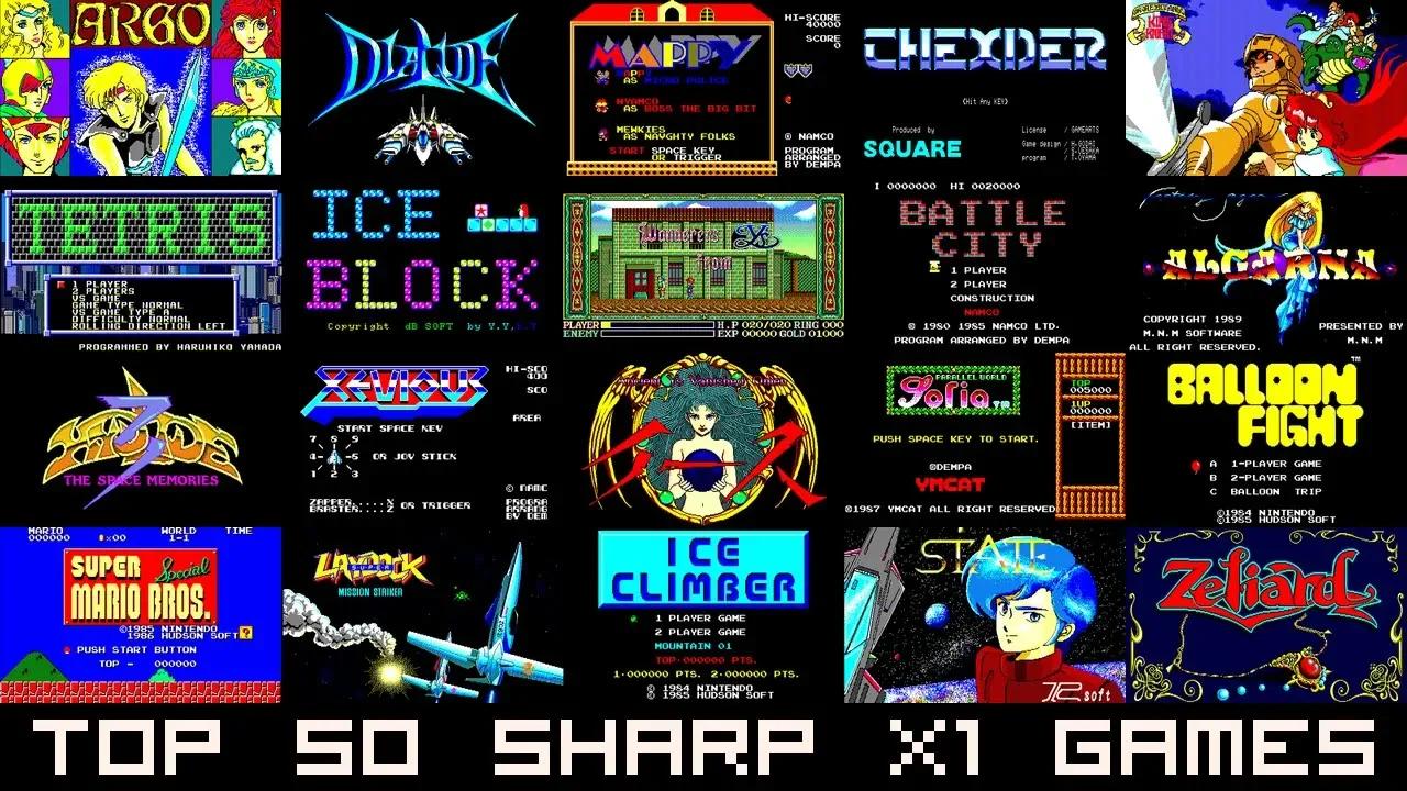 Top 50 Best Sharp X1 Games