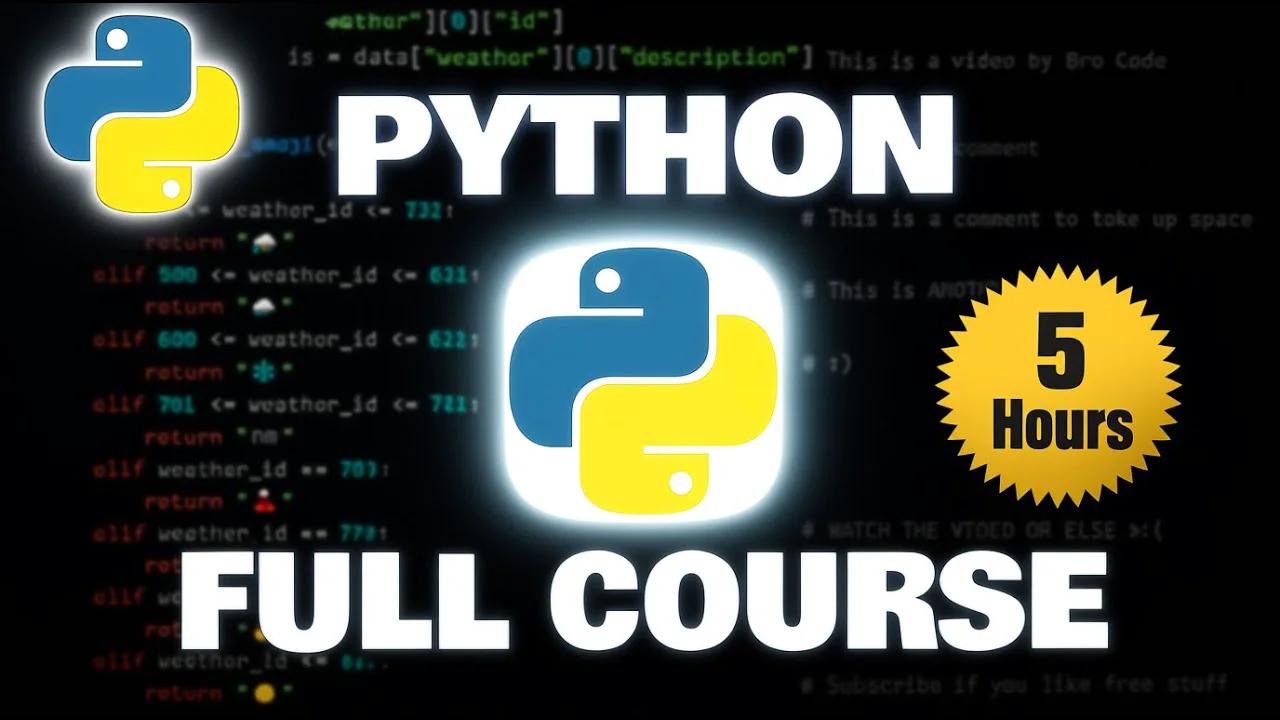 Python Programming Full Course | Data Structures, Algorithms & Advanced Python Tutorial