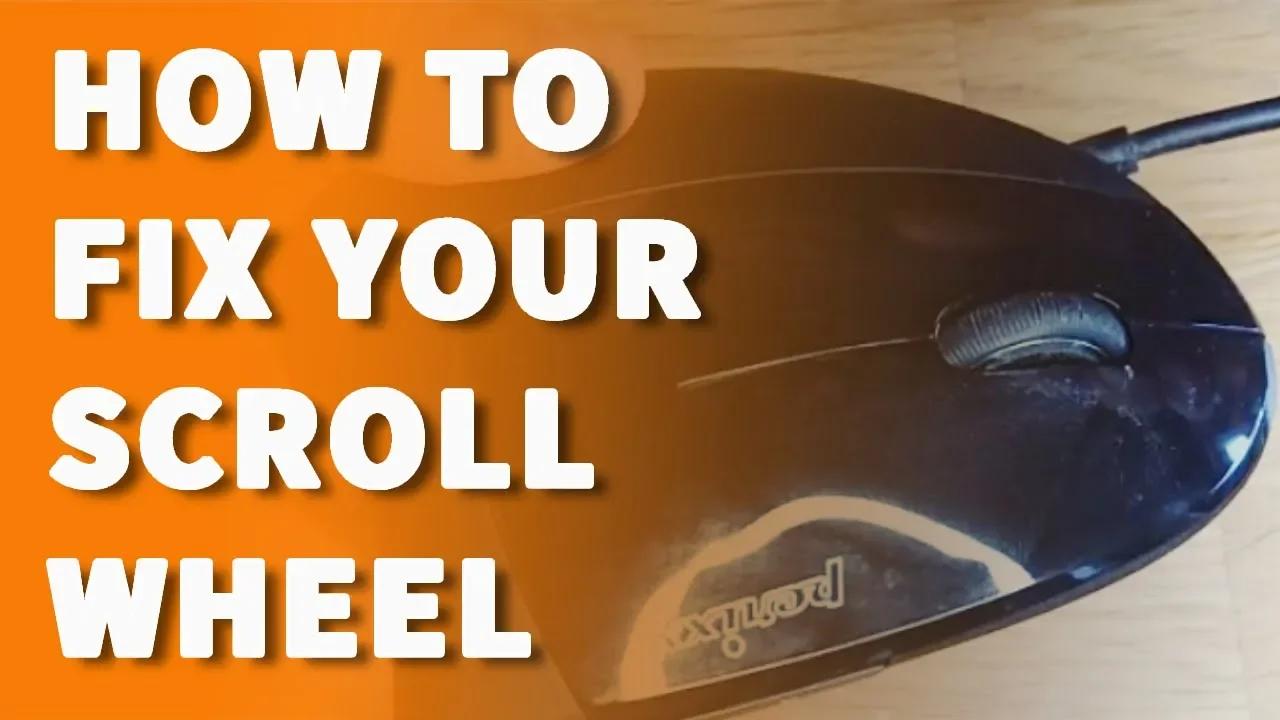 HOW to FIX MOUSE SCROLL WHEEL on vertical mouse