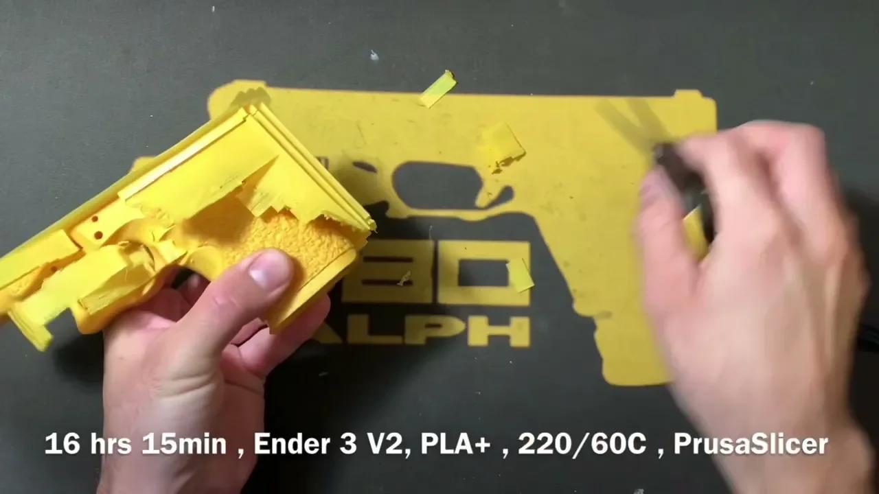 G26X Engraved Chairmanwon 3D Printed Frame Post Processing ang Paint Job