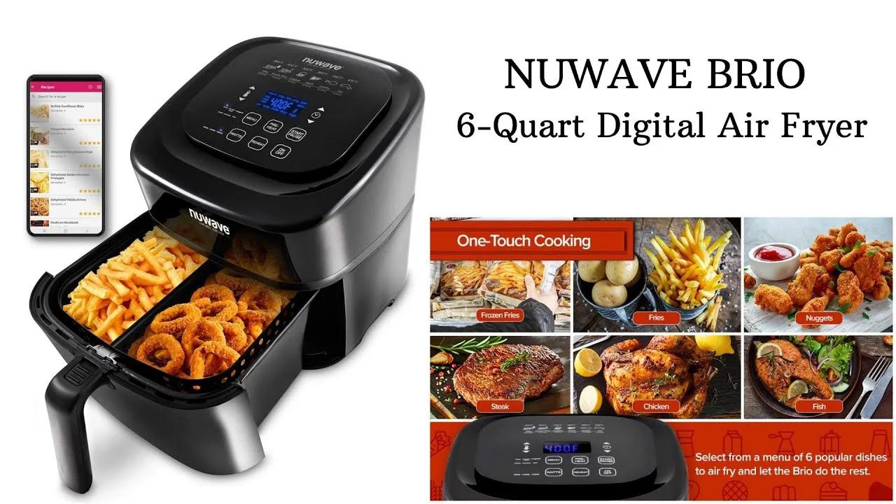 NUWAVE BRIO 6Quart Digital Air Fryer
