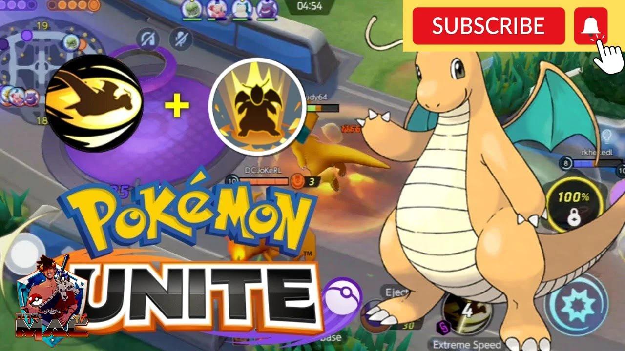 Dragonite EXTREME SPEED/OUTRAGE build Pokemon Unite Gameplay