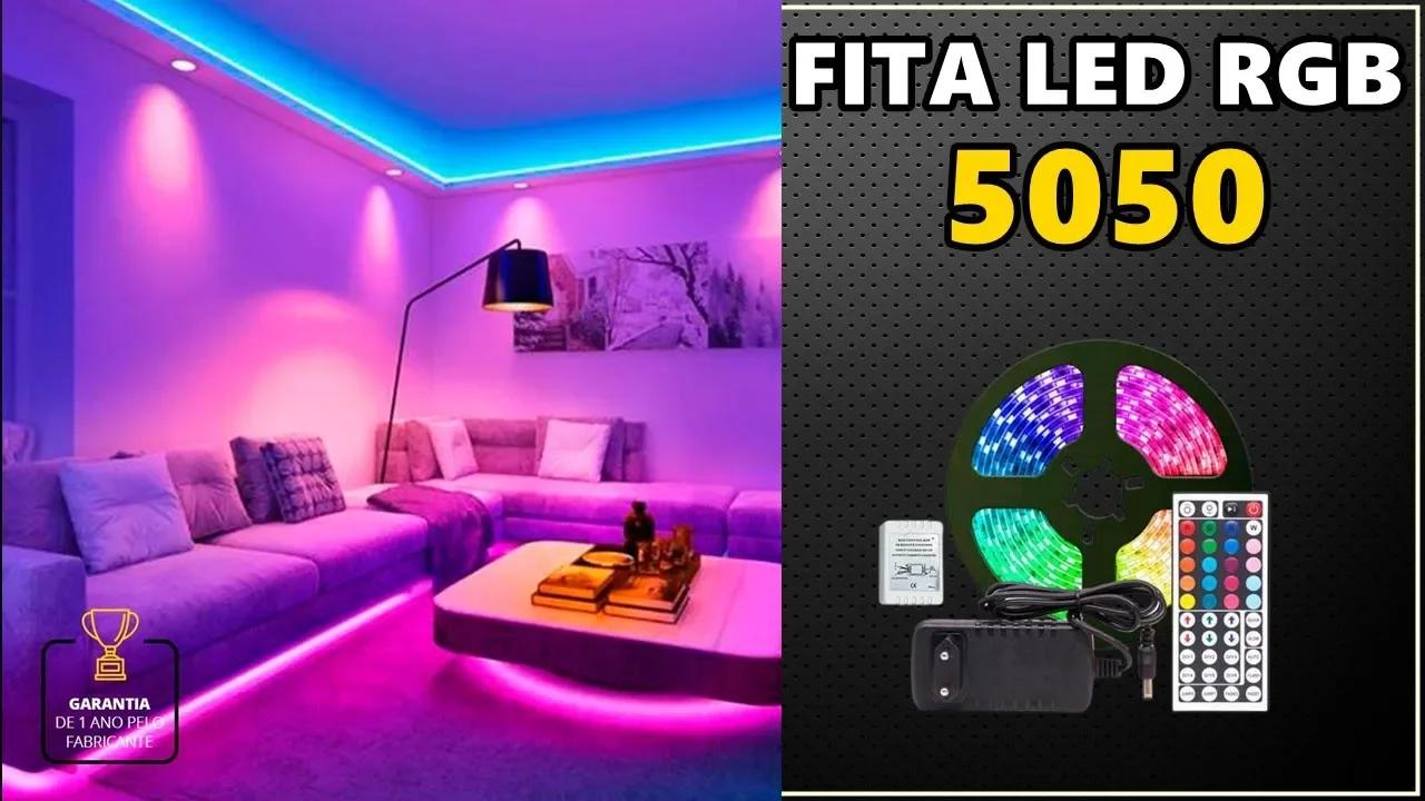 FITA LED RGB 5050 COMO INSTALAR E CORTAR 2021