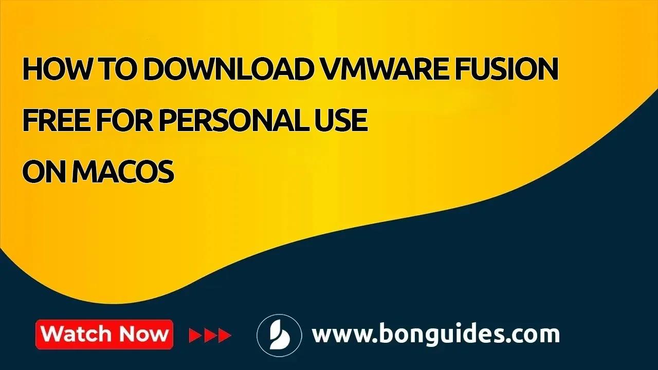 vmware fusion free download for windows 10