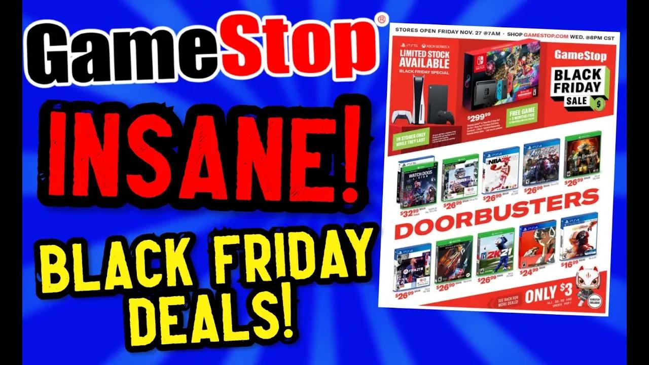 GameStop Black Friday Deals are INSANE!