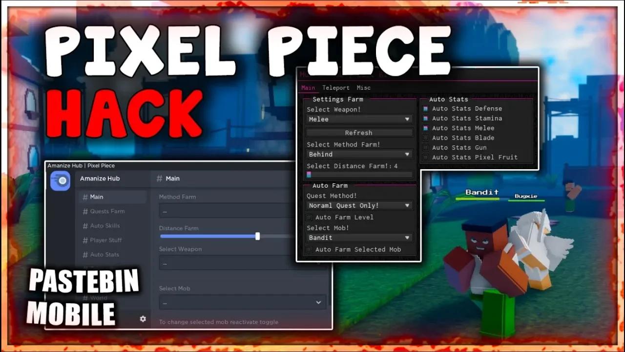  release pixel piece script hack auto farm auto quest all