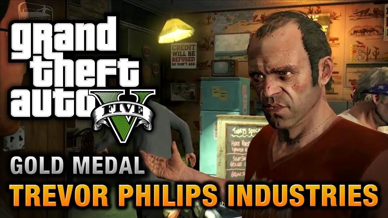 GTA 5 Mission 18 Trevor Philips Industries 100 Gold Medal Walkthrough
