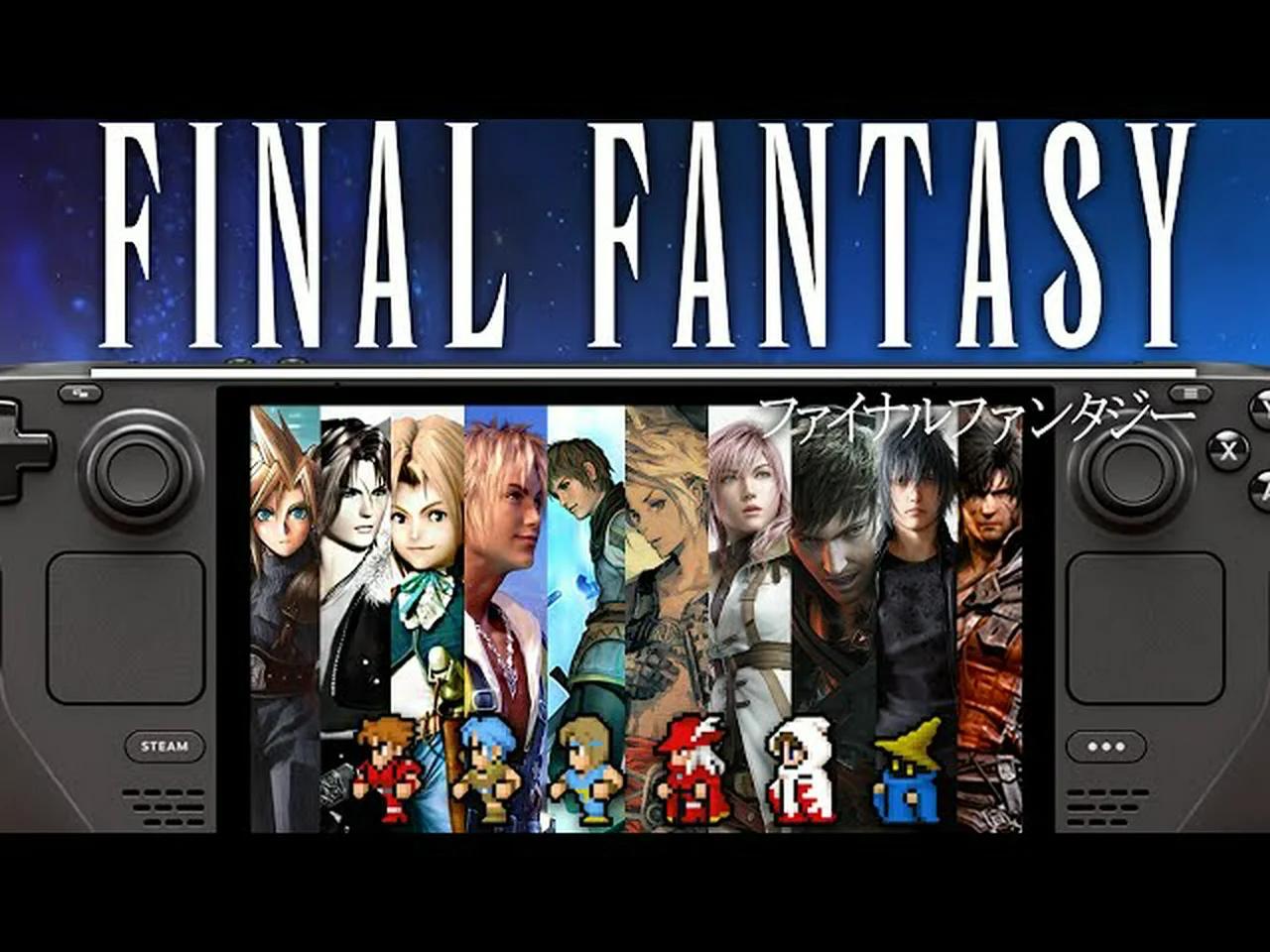 ALL Final Fantasy Games Tested On Steam Deck FULL Franchise 5ZHnmN7MCUk