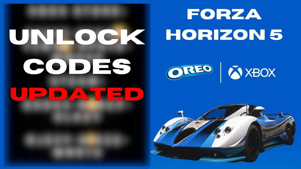 Forza Horizon 5 - Oreo Zonda Unlock Code Giveaway XBOX STEAM