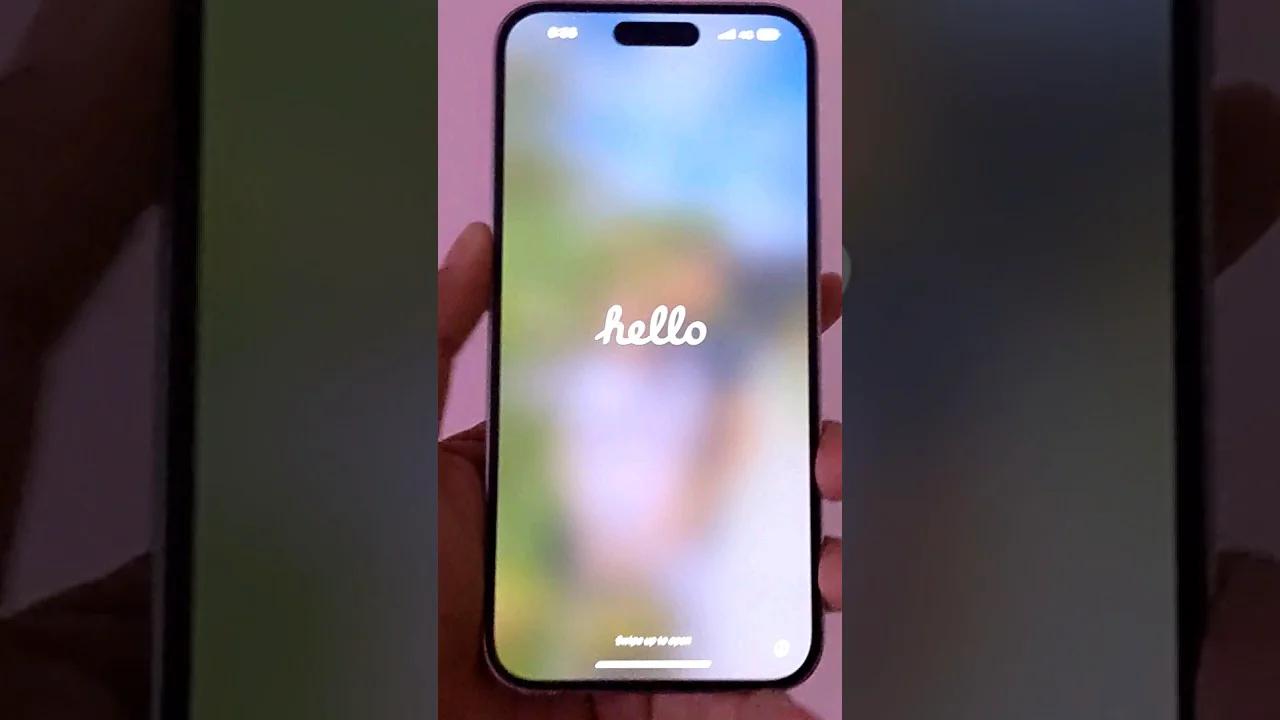 welcome screen iOS 17 same as iOS 16 😡