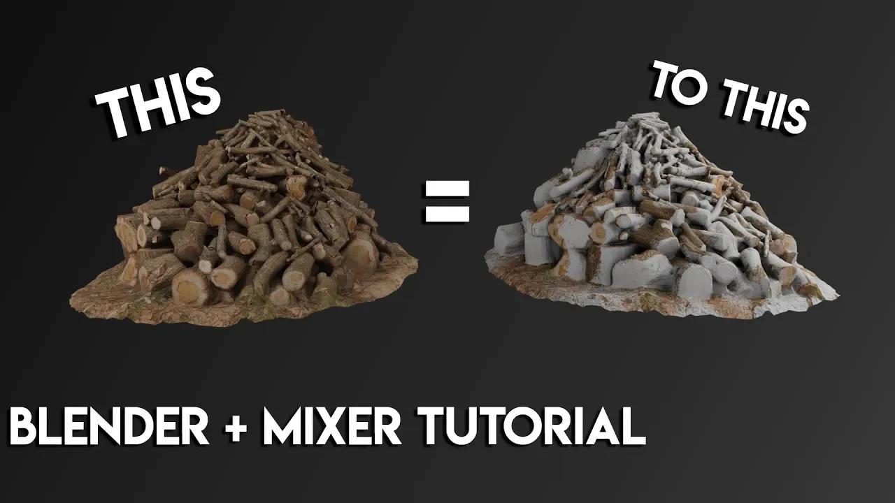 How to Mix Textures for Free With Quixel Mixer - Blender + Quixel Mixer