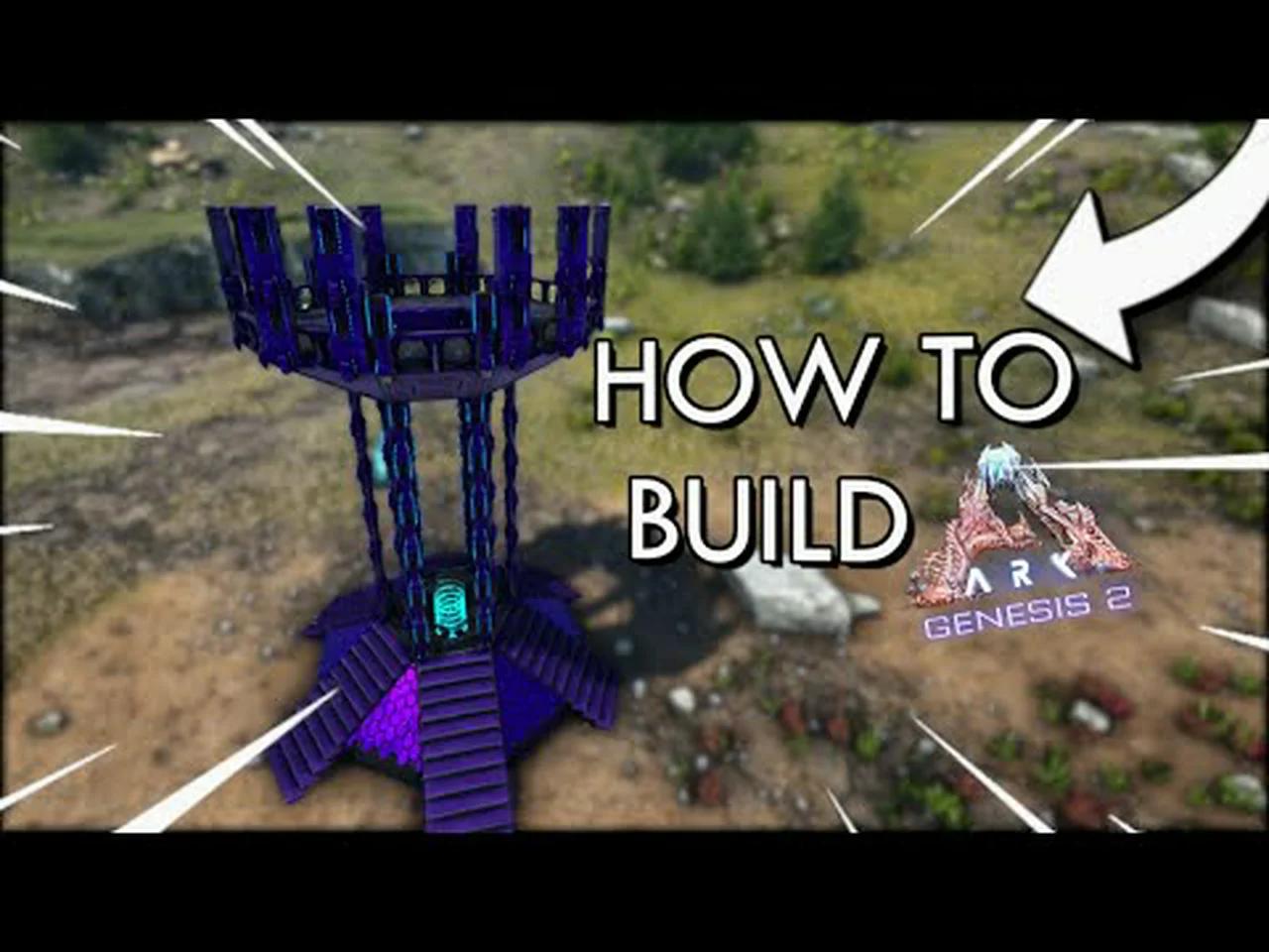 Tek Watch Tower HOW TO BUILD - ARK Survival Evolved