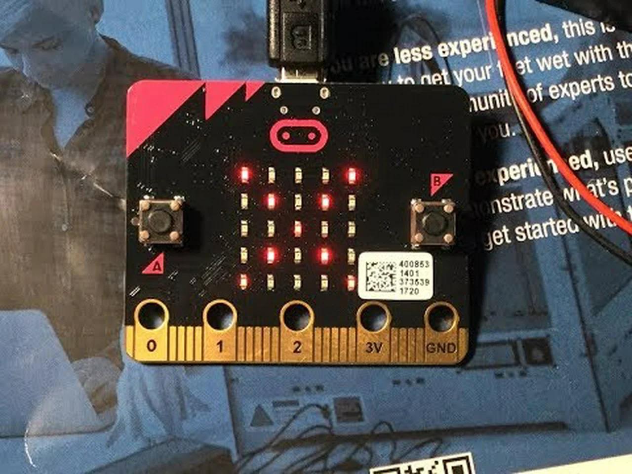 micro:bit as Programmable Pass / Fail Indicator for automated testing