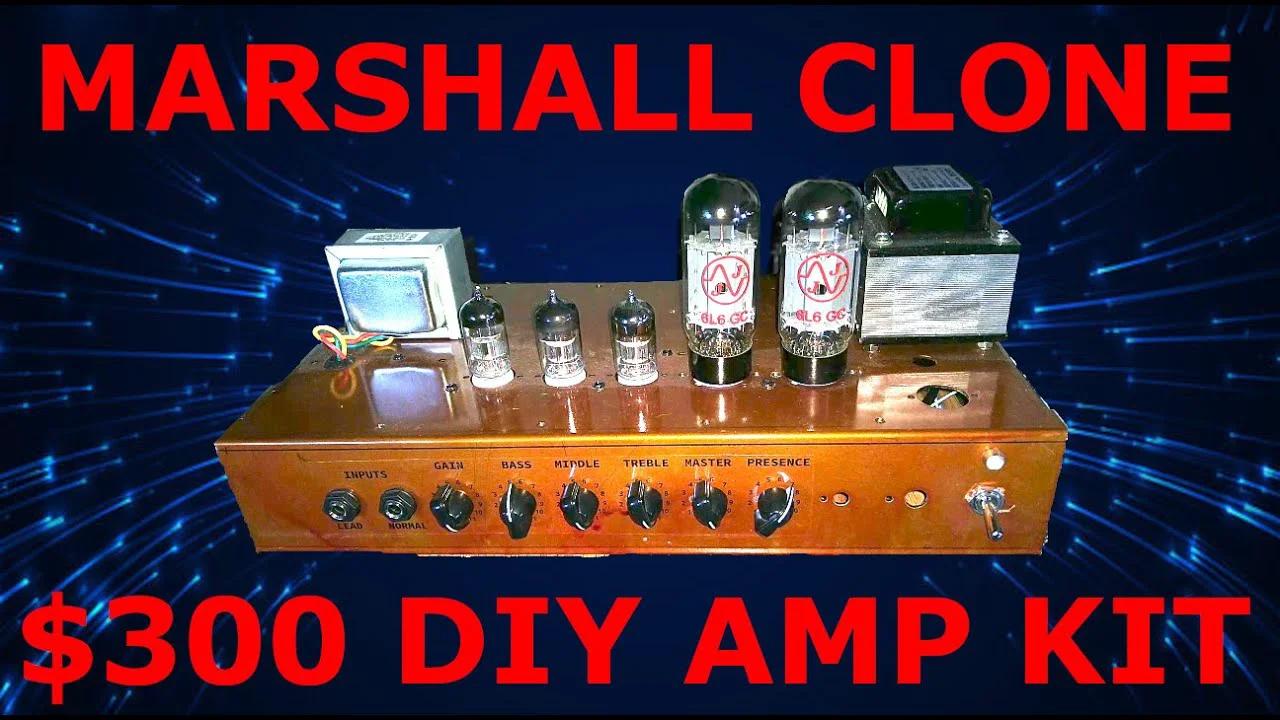 Build Your Own Guitar Amplifier KLD JCM25PC Kit Review, Guide & Tips Marshall JCM800 Clone