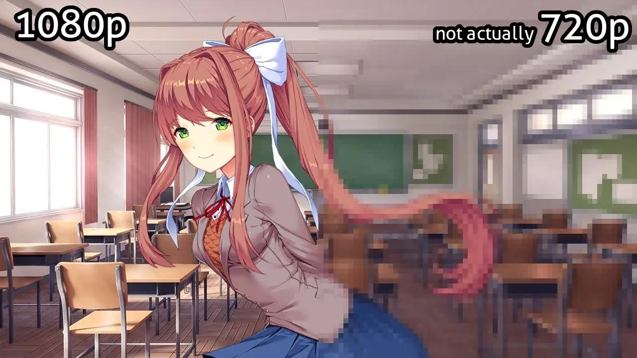 I Made DDLC Run in TRUE 1080p