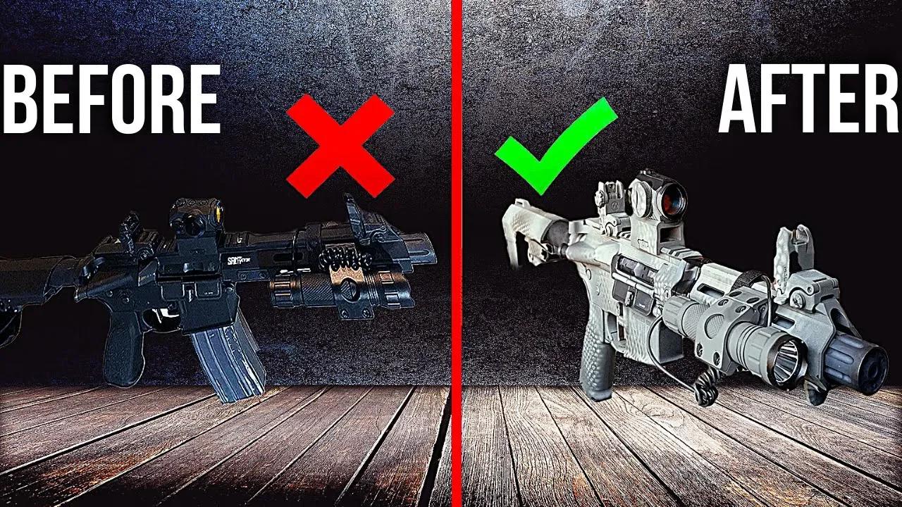 How to paint your rifle: Spray painting ar15 & Springfield Saint Victor ...