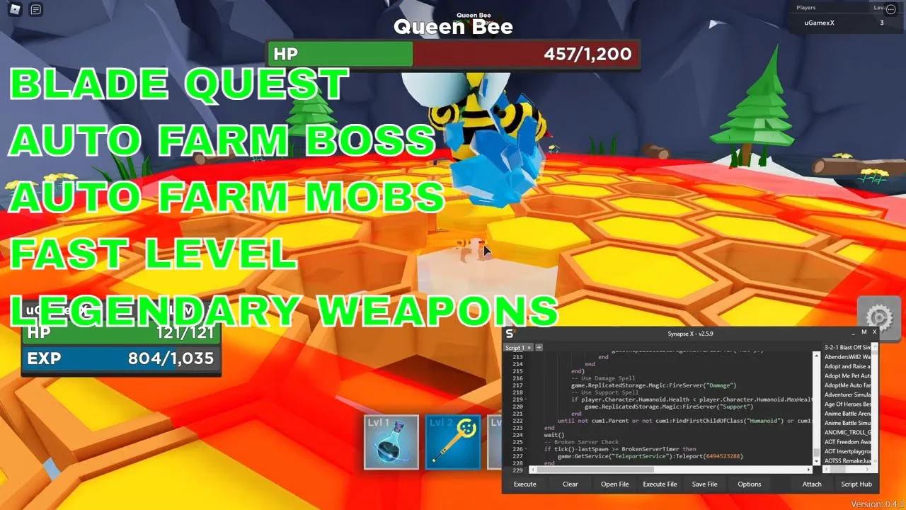 Blade Quest Script | Auto Farm | New Update And Working