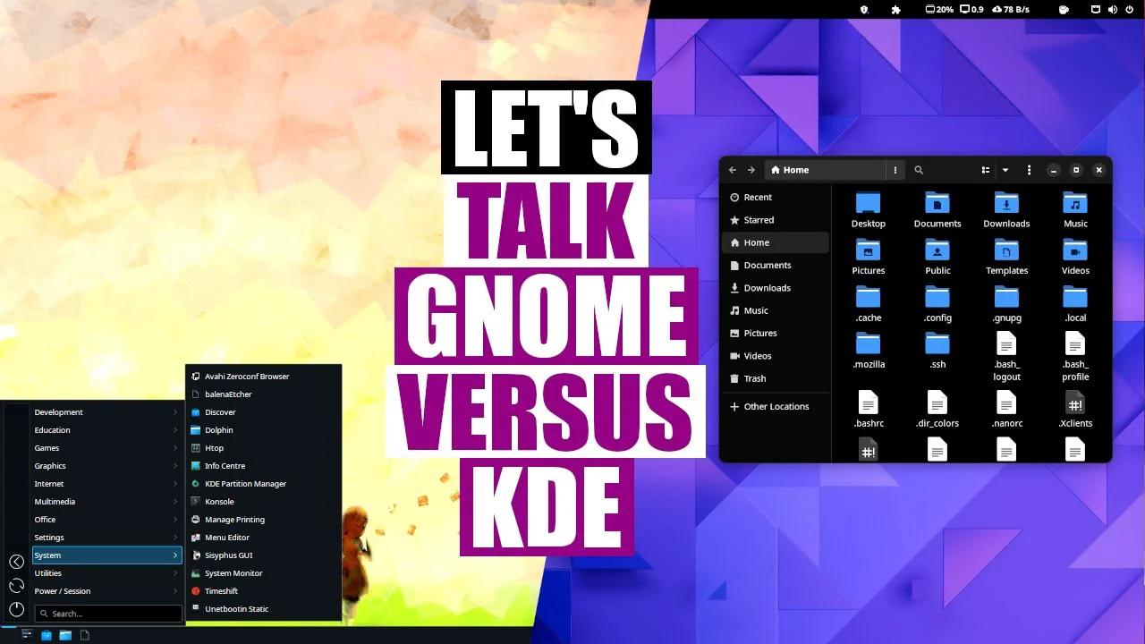 GNOME versus KDE Which Is Better