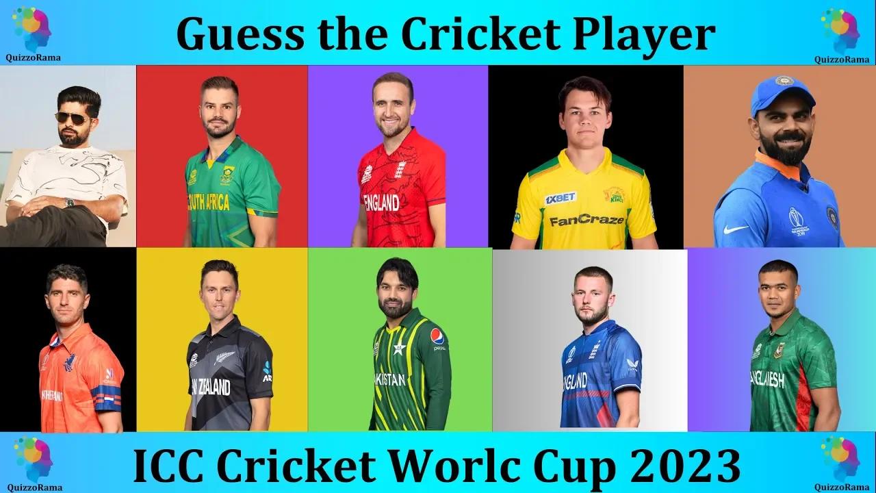 Guess the Cricket Player in 3 Seconds | ICC World Cup 2023 | Cricket ...