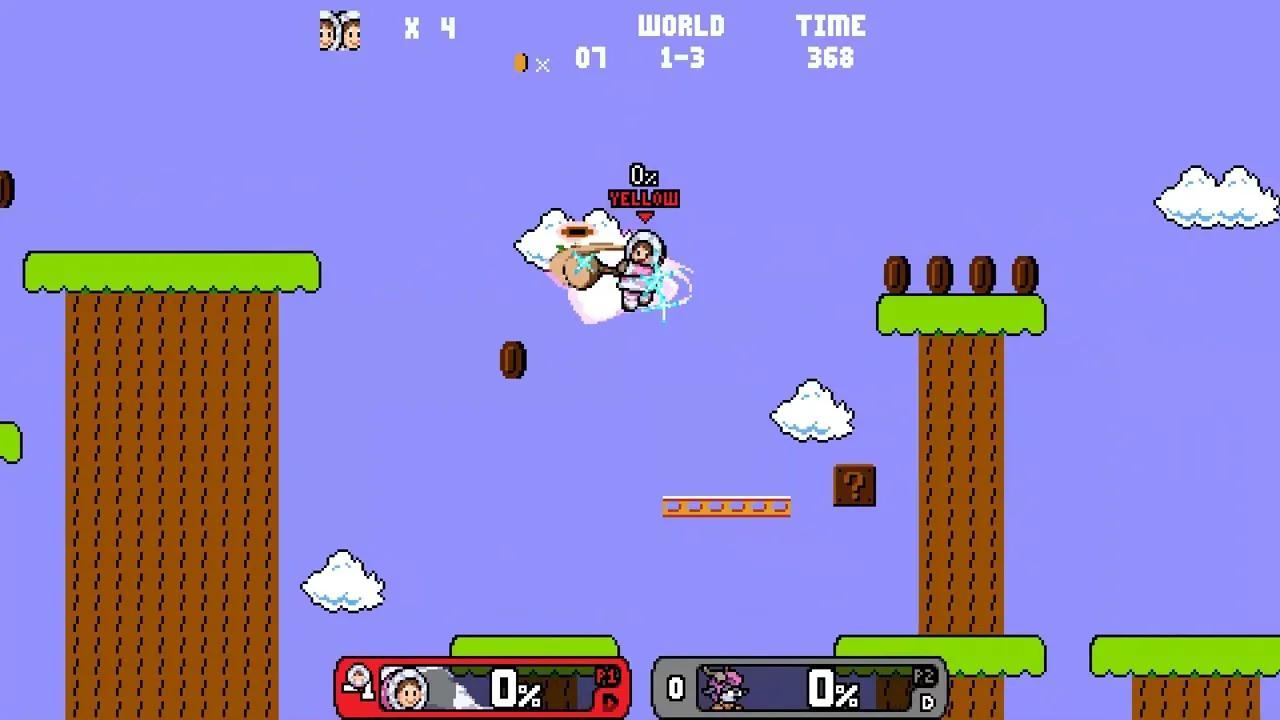 Rivals of Aether: Super Mario Bros. W1 as Ice Climbers (No Jumps, No ...