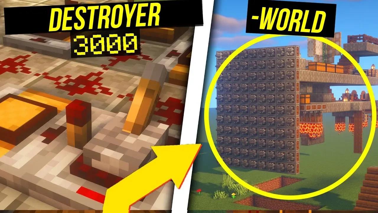 Create mod. DESTROYER OF WORLDS 3000 1.16.5-1.18.2 (minecraft java edition)