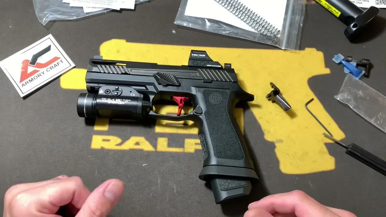 80 JSD Supply MUP Sig Sauer P320 X5 Legion Armory Craft Trigger