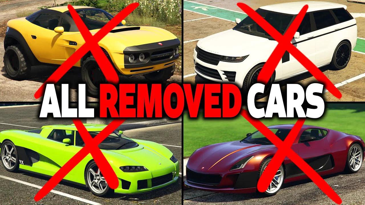 gta 5 removed cars list with pictures