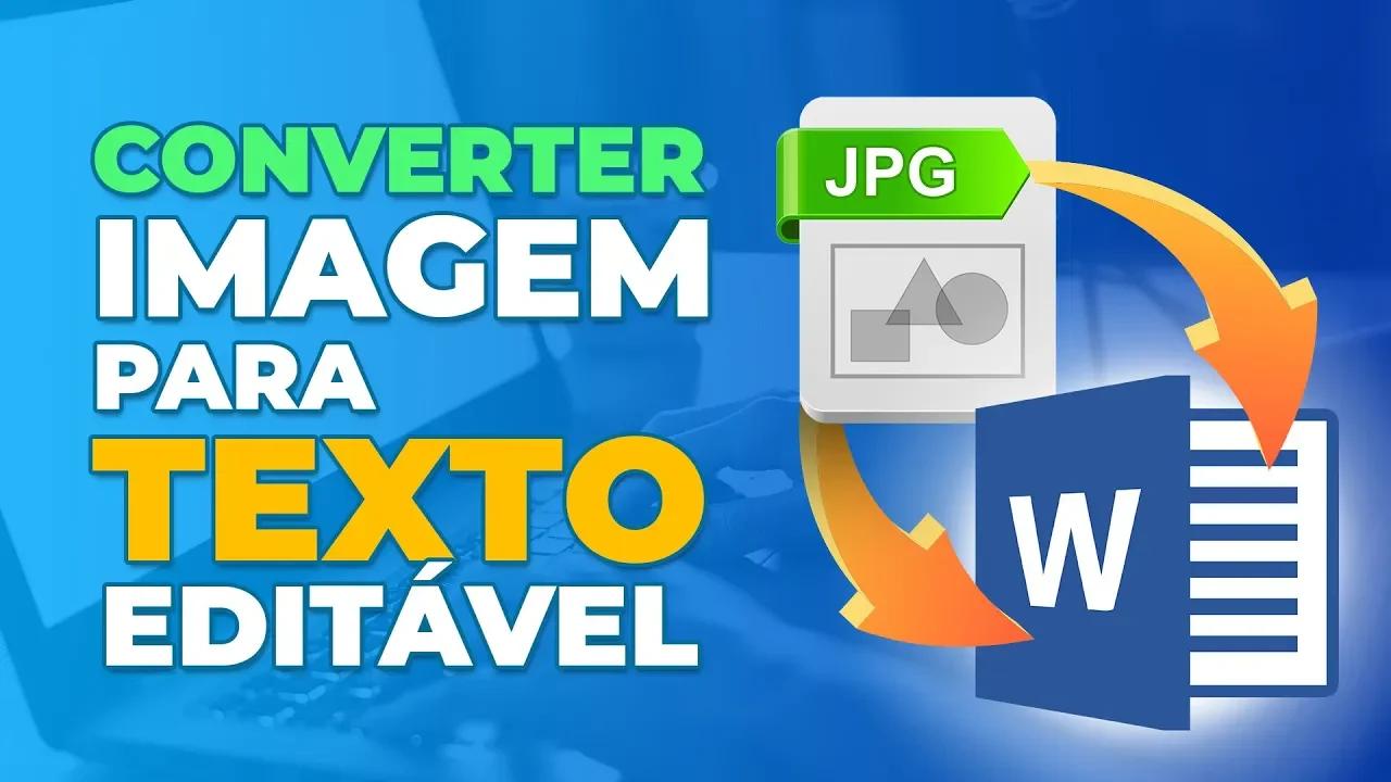 Como transformar uma IMAGEM em TEXTO EDITÁVEL