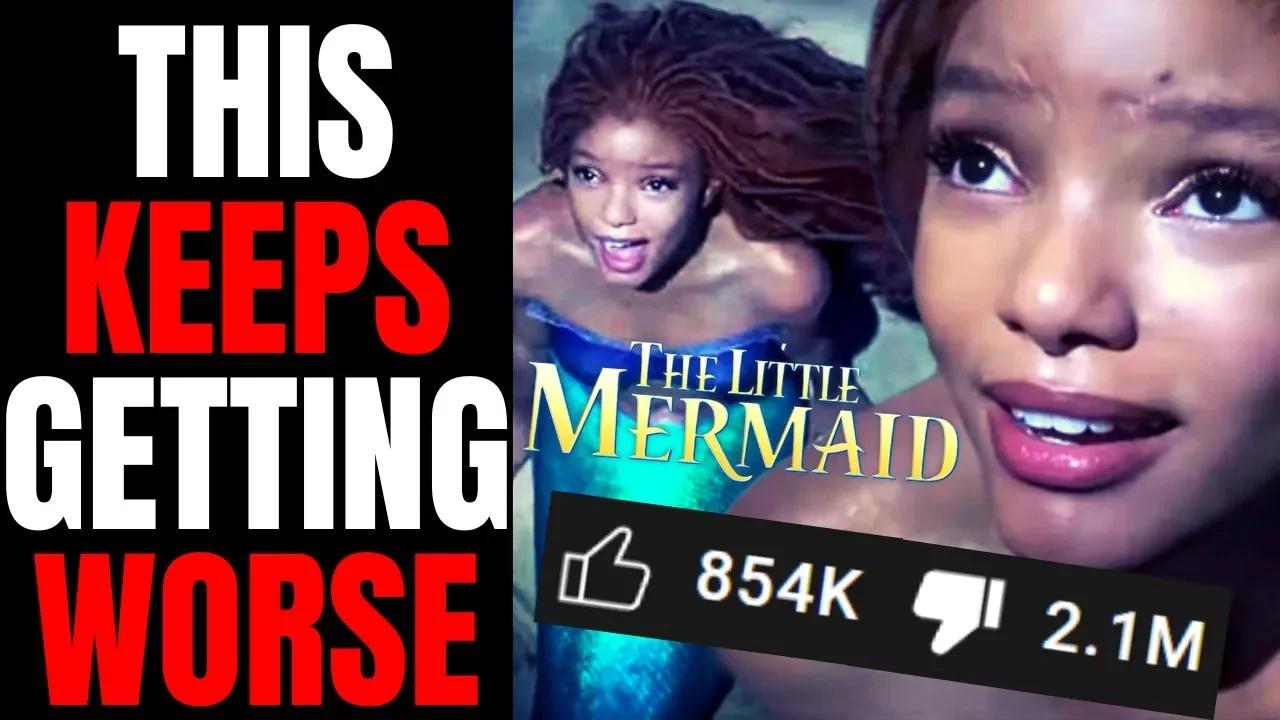 Little Mermaid Trailer Hits 2 MILLION Dislikes! Disney Needs DAMAGE CONTROL From Woke Media