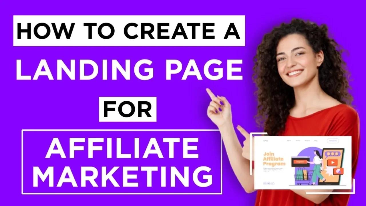 HOW TO CREATE A CPA LANDING PAGE FOR AFFILIATE MARKETING FOR FREE ...