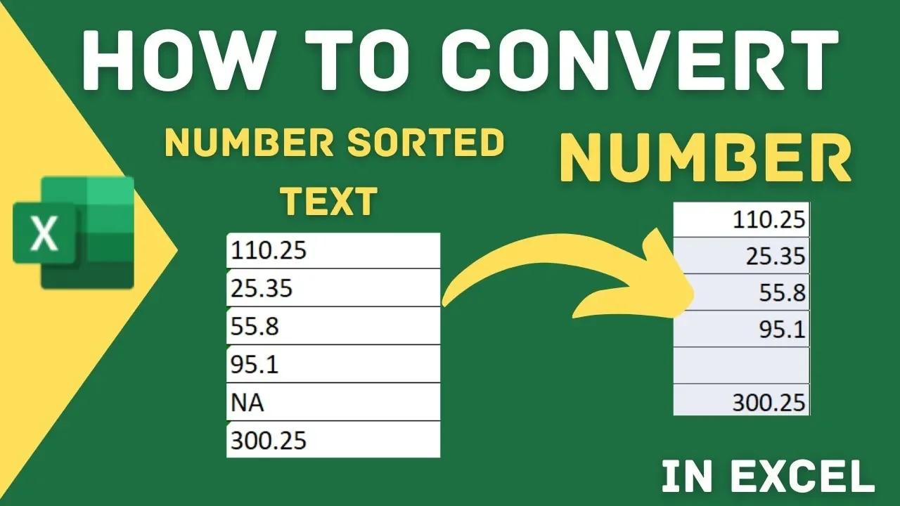 How to Convert Text to Numbers in Excel (3 EASY WAYS!)
