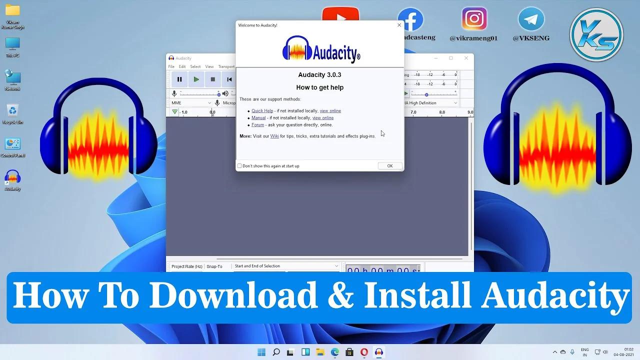 How To Download And Install Audacity 3.0.3 On Windows 11/10/8/7 (2021)