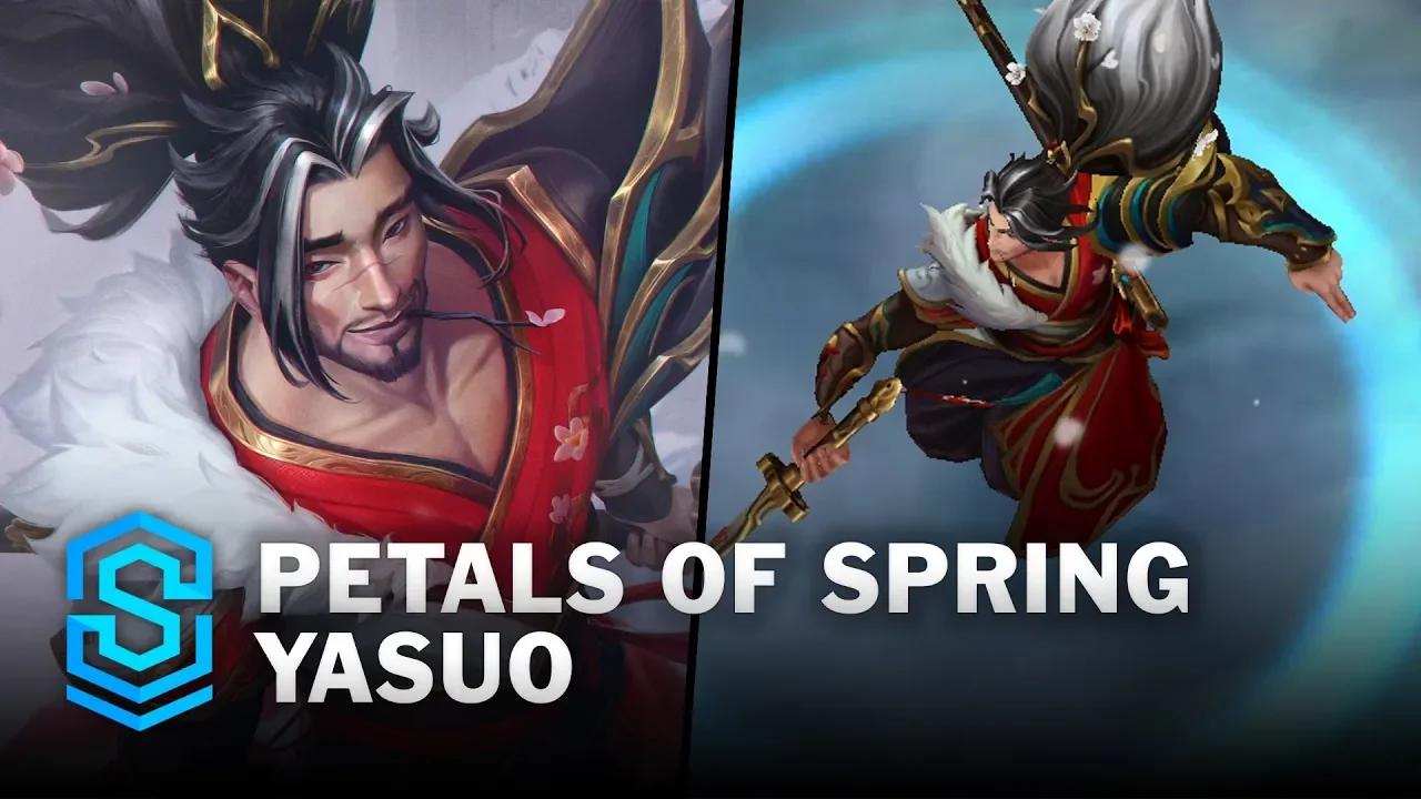 Petals of Spring Yasuo Skin Spotlight - Pre-Release - PBE Preview ...